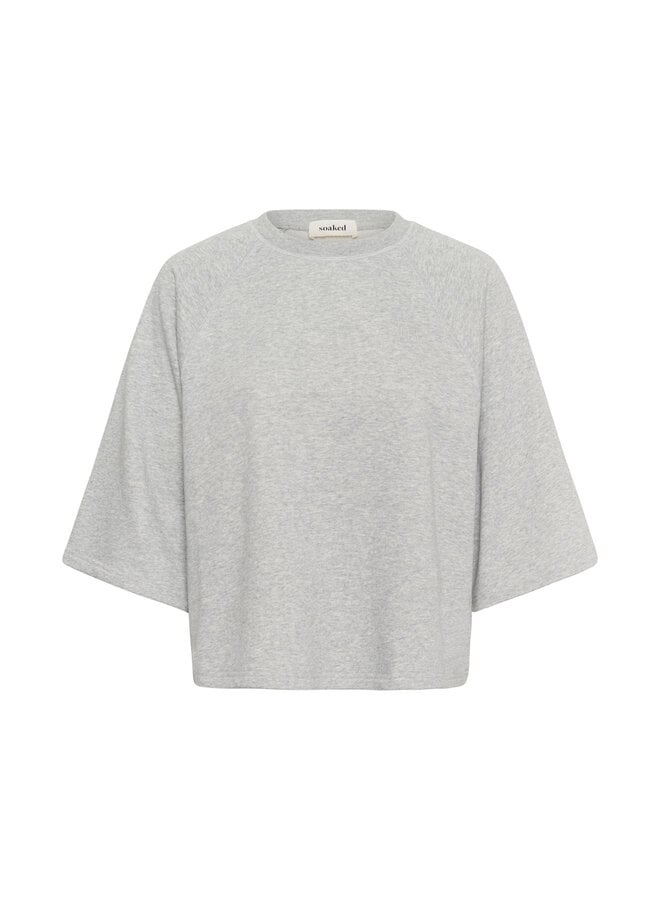 Chandail Soaked Nadie molletonné gris pâle mélange