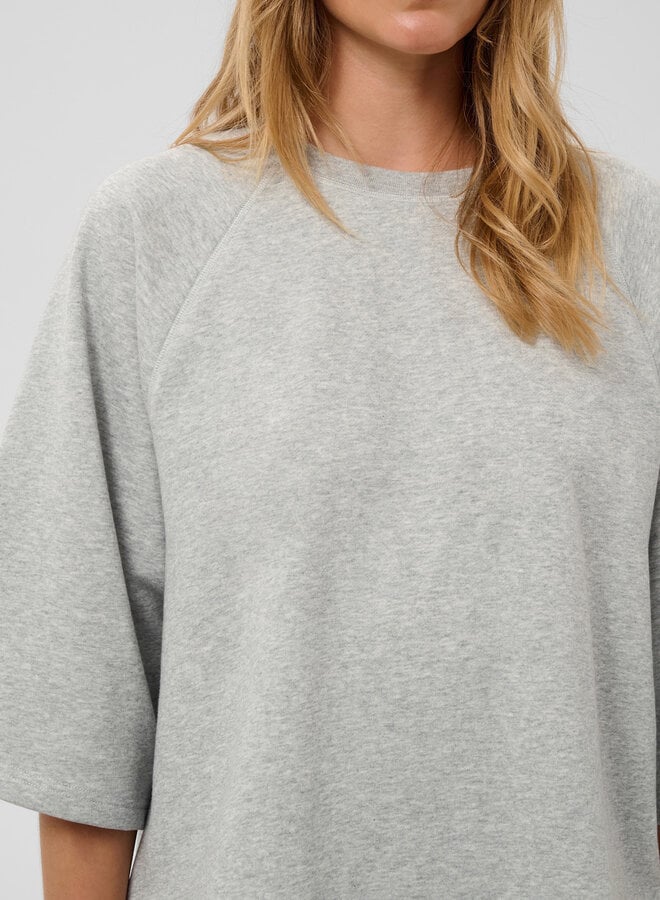 Chandail Soaked Nadie molletonné gris pâle mélange