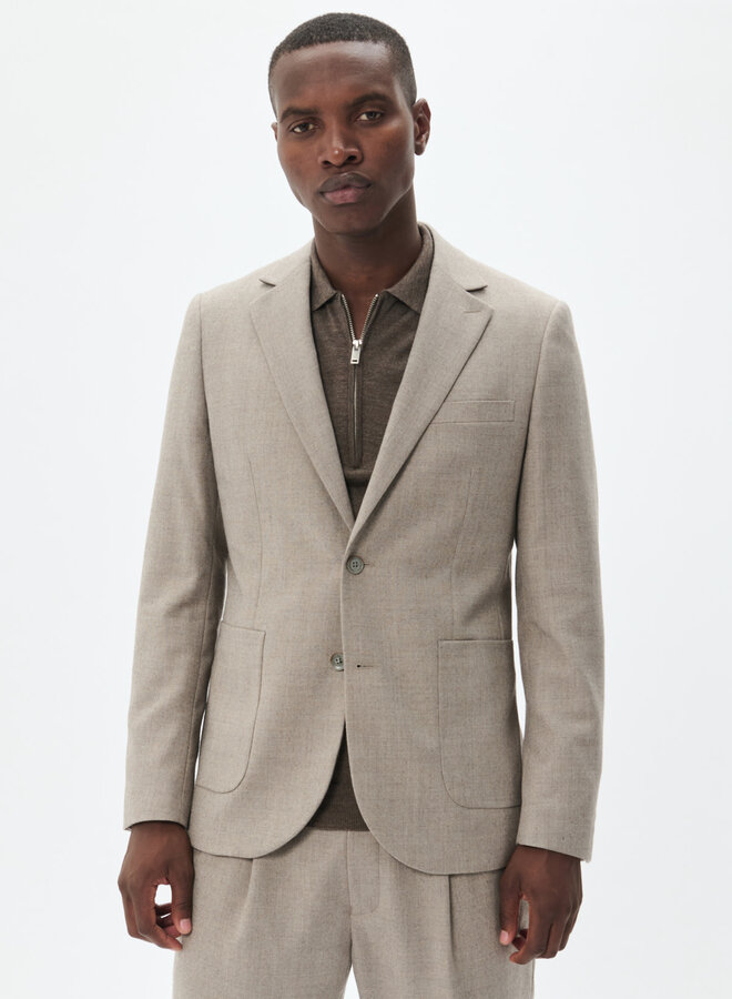 Veston Matinique George beige pierre chiné