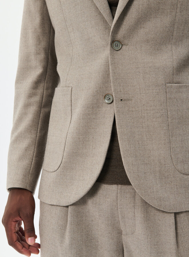 Veston Matinique George beige pierre chiné