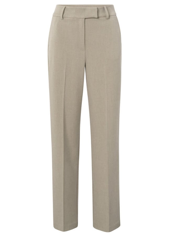 Pantalon Yaya beige taupe mélange