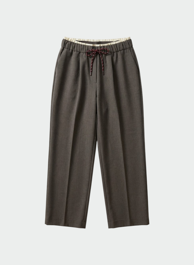 Pantalon Indi & Cold à taille élastique gris charcoal