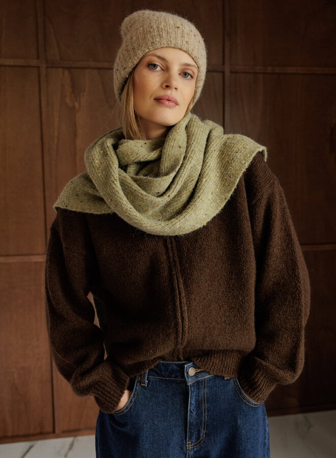 Foulard Indi & Cold vert safari