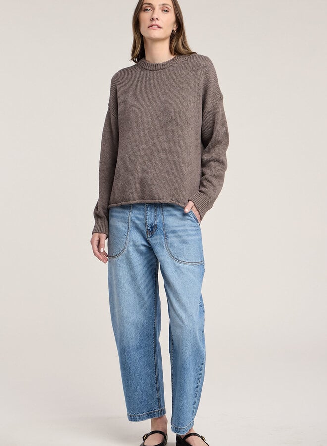 Tricot Velvet Meli beige taupe