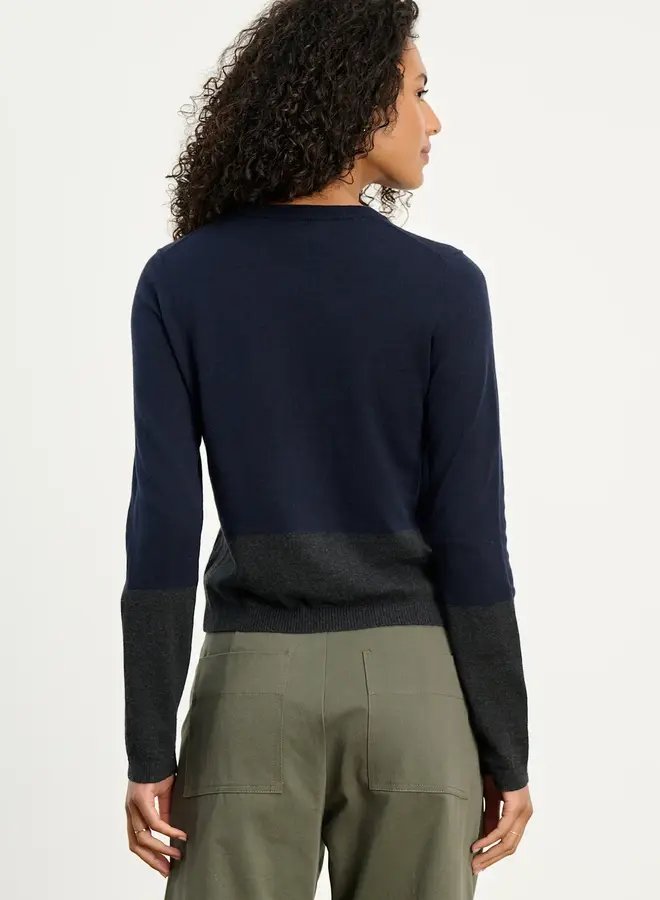 Tricot Velvet Roxy rayé bleu marine & écru