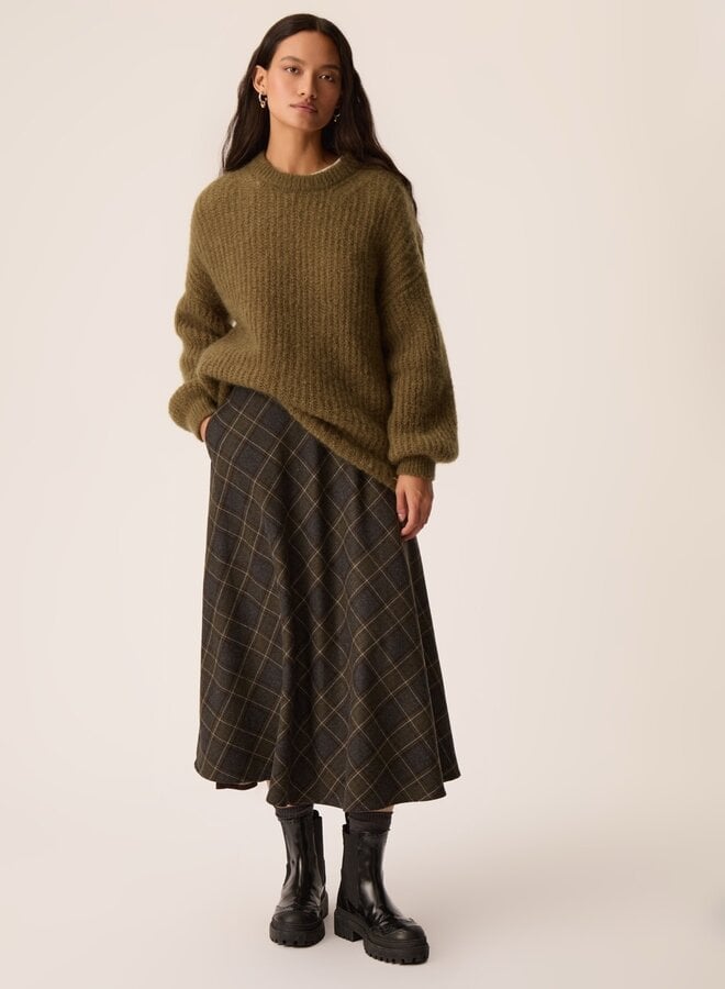 Tricot Des Petits Hauts Burma moelleux vert algue