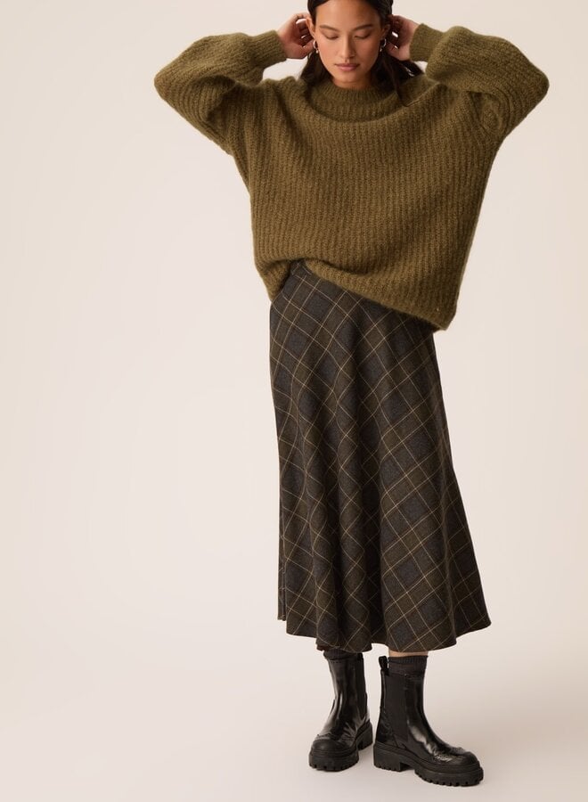 Tricot Des Petits Hauts Burma moelleux vert algue