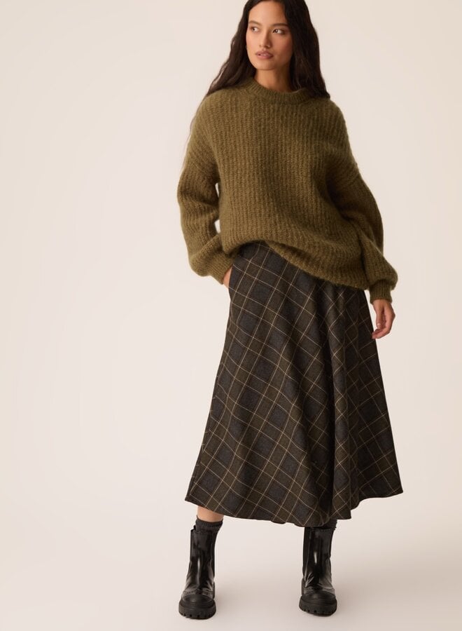 Tricot Des Petits Hauts Burma moelleux vert algue