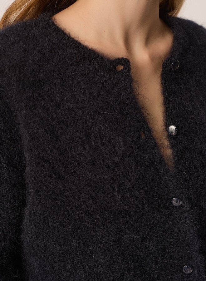 Cardigan Des Petits Hauts Bea moelleux bleu marine