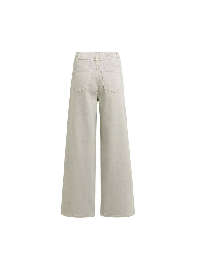 Pantalon Yaya en denim grège délavé