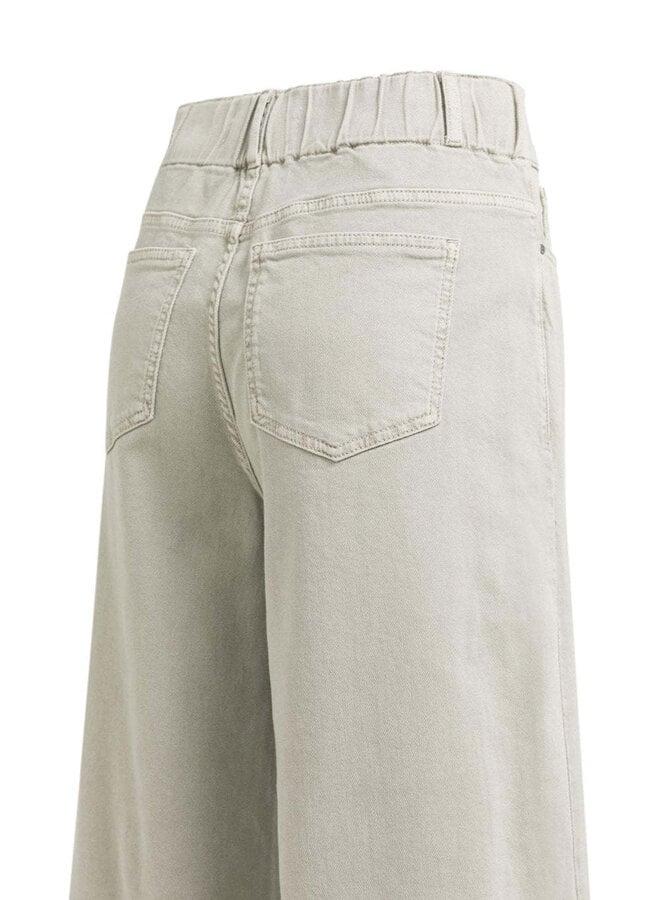Pantalon Yaya en denim grège délavé