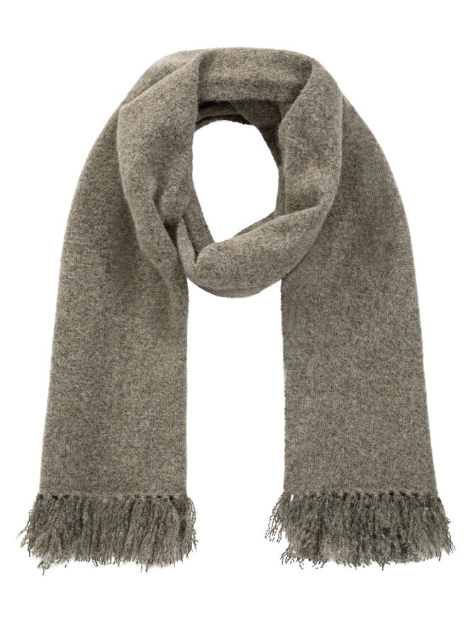 Foulard Yaya brun teak mélange