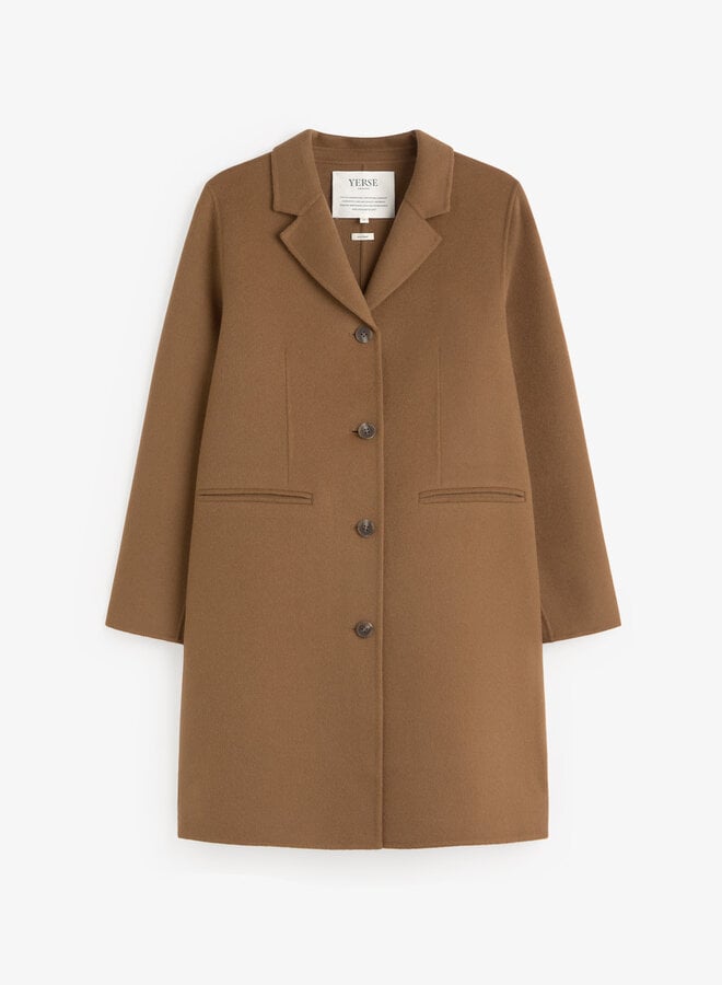 Manteau Yerse Carolina beige camel
