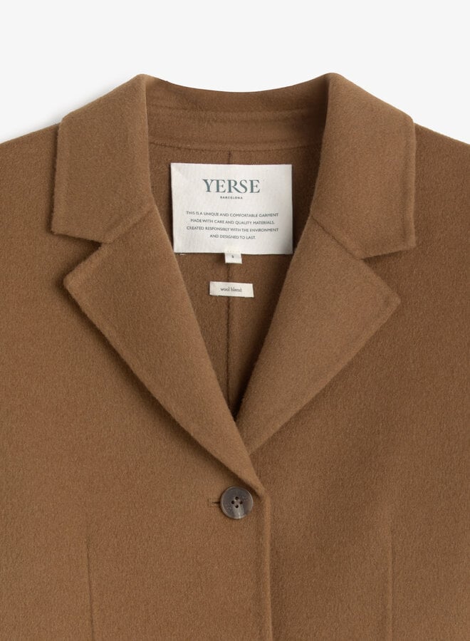 Manteau Yerse Carolina beige camel