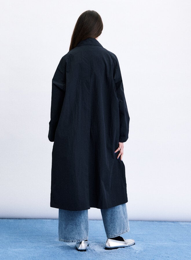 Trench Frnch Paris Tomita bleu marine