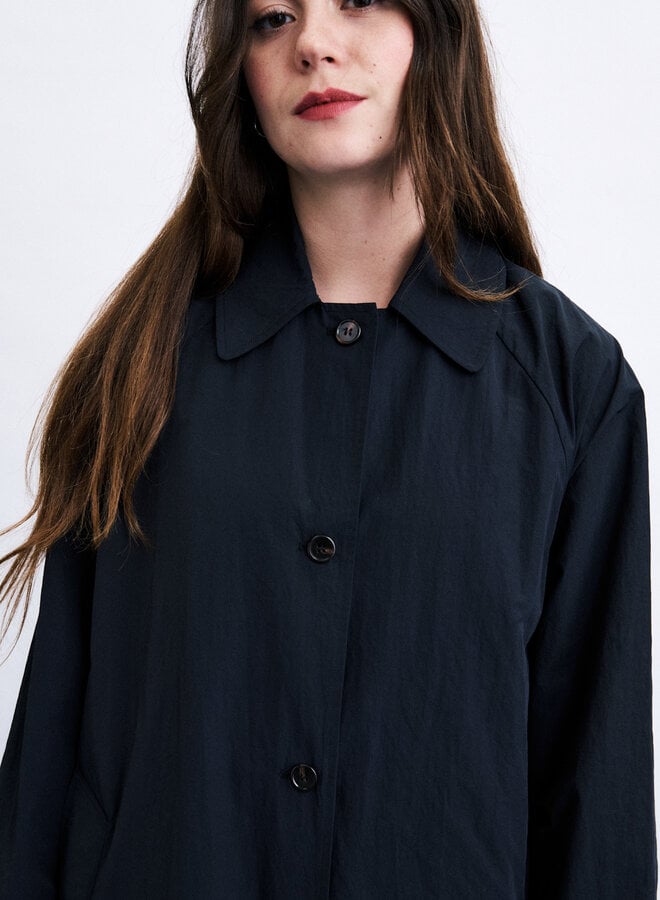 Trench Frnch Paris Tomita bleu marine