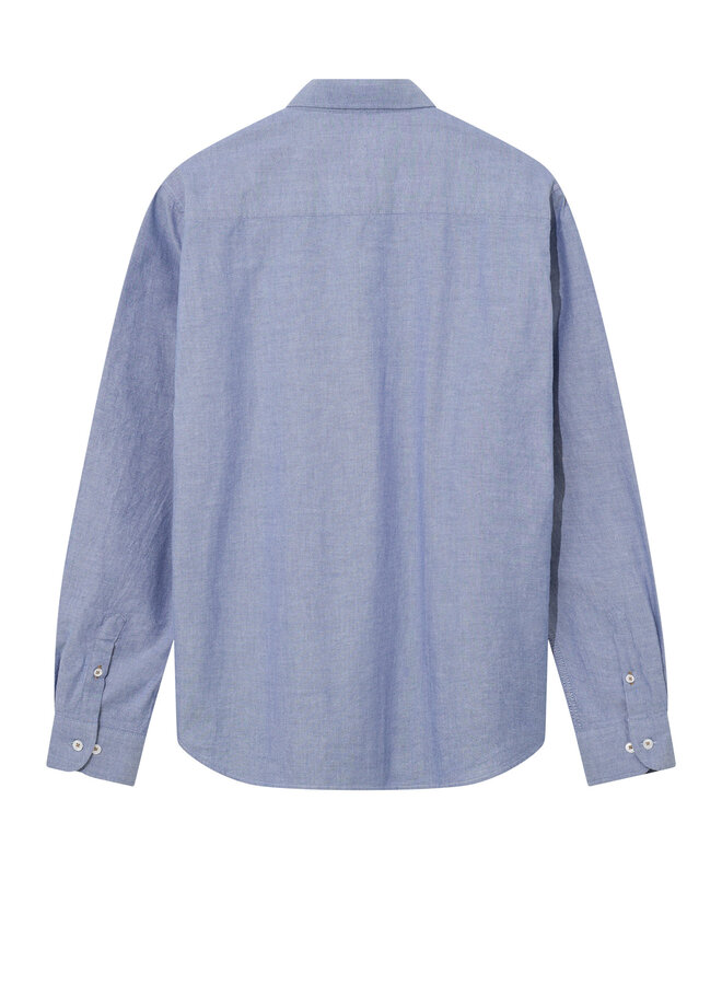 Chemise Mos Mosh Gallery Marco Oxford bleu pâle