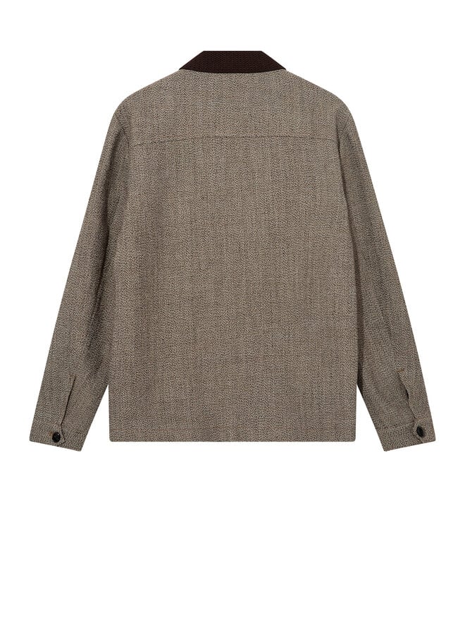 Jacket Mos Mosh Gallery Ballard en tweed brun