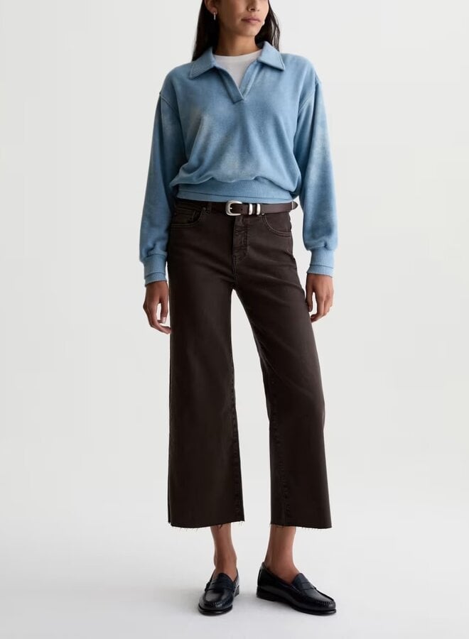 Jeans AG Jeans Saige Wide Leg Crop - Sulfur Burnt Umber