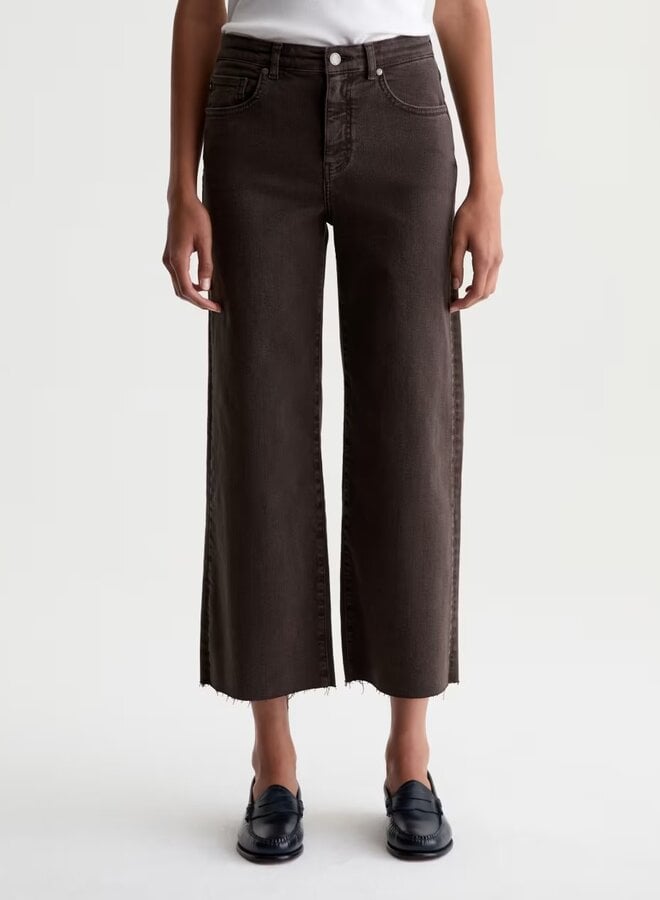 Jeans AG Jeans Saige Wide Leg Crop - Sulfur Burnt Umber