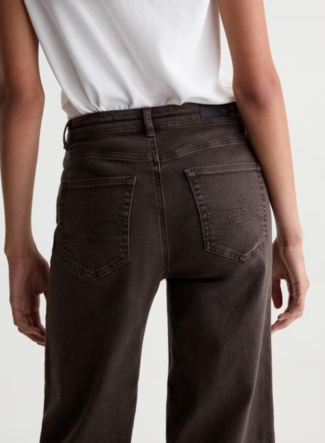 Jeans AG Jeans Saige Wide Leg Crop - Sulfur Burnt Umber