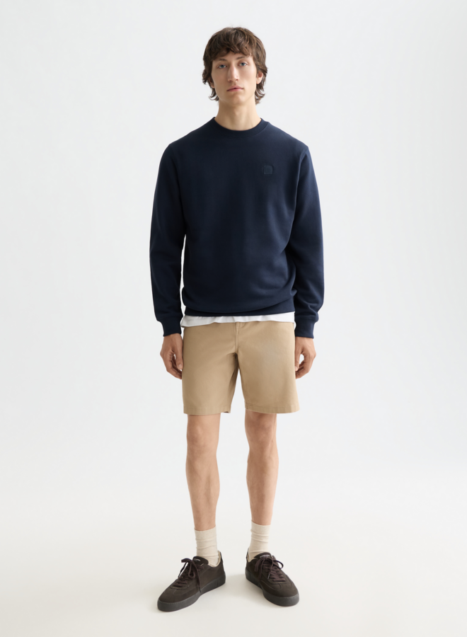 Chandail Scotch & Soda signature molletonné bleu marine