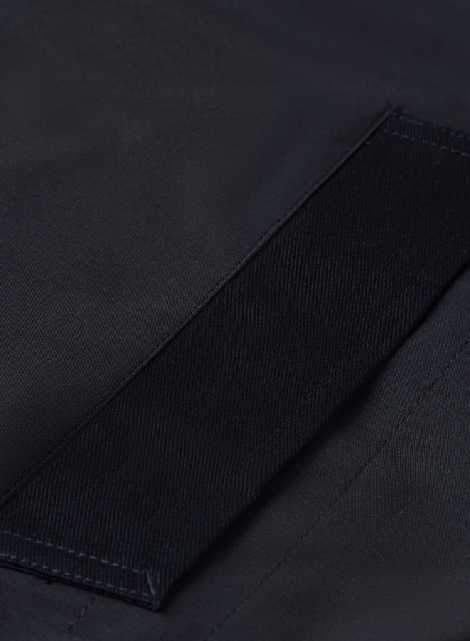 Manteau Scotch & Soda court à capuche bleu marine