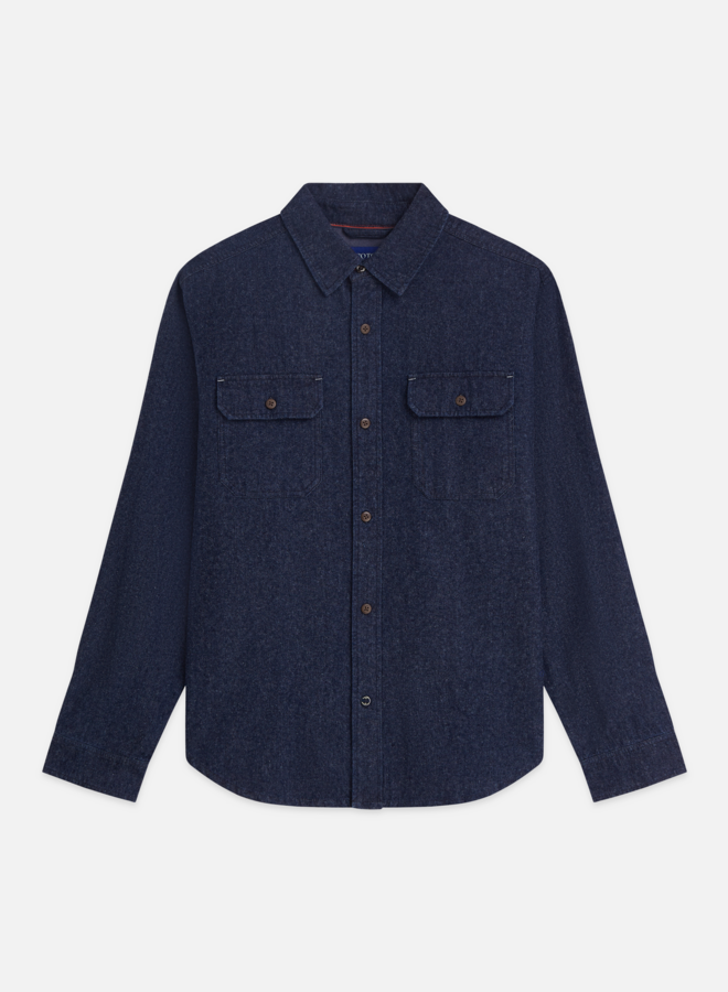 Surchemise Scotch & Soda bleu foncé en denim