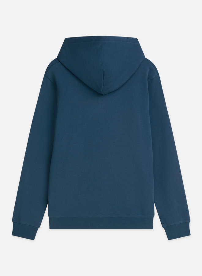 Chandail Scotch & Soda molletonné à capuche signature bleu denim