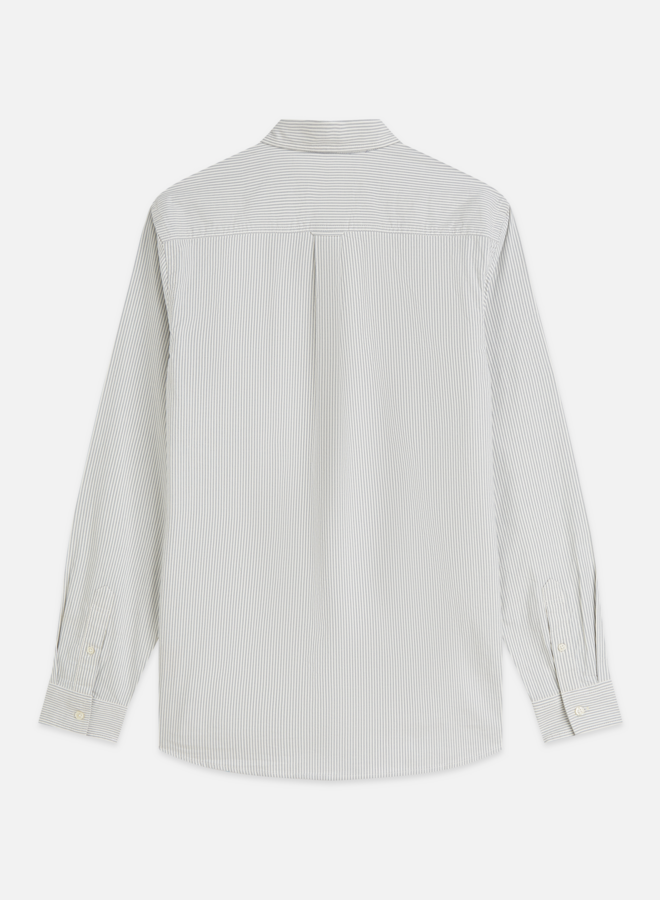Chemise Scotch & Soda Oxford rayée bleue & écrue