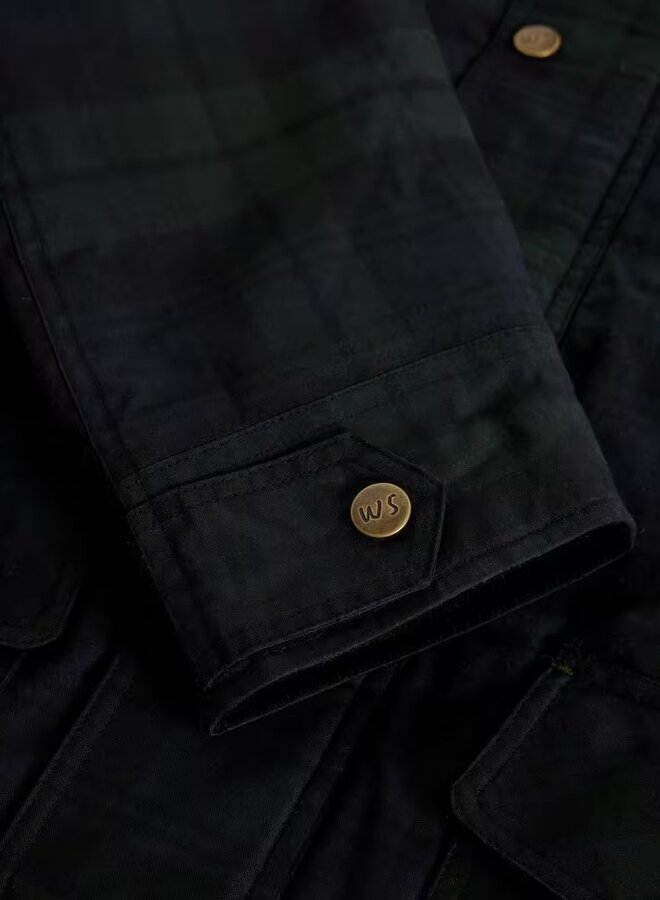 Manteau White Stuff Filey à carreaux « Black Watch » noirs & verts