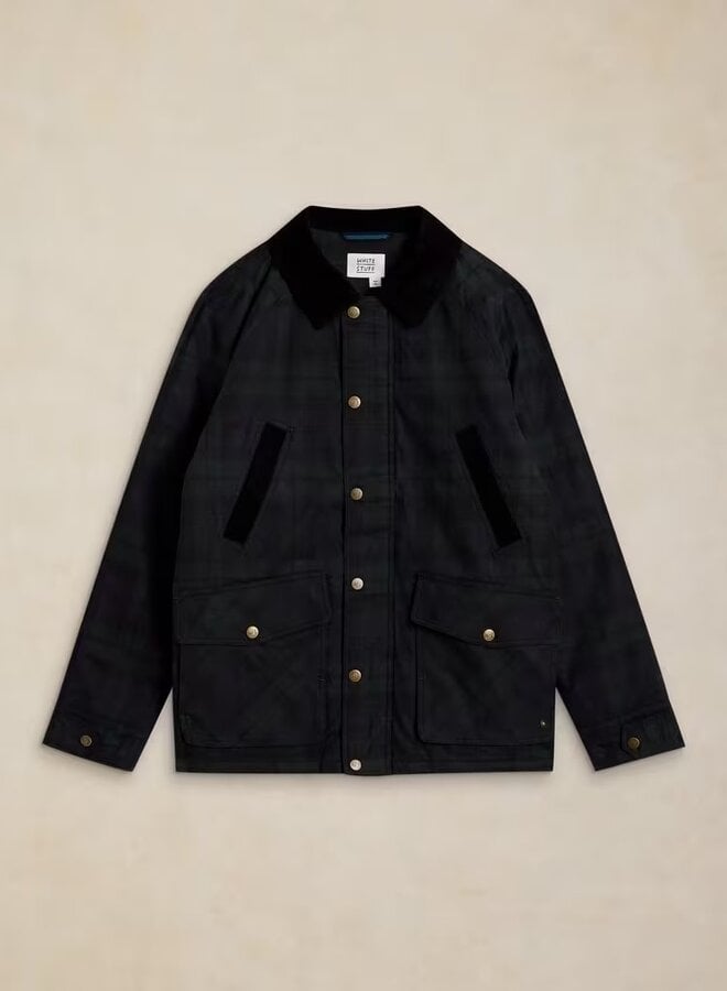 Manteau White Stuff Filey à carreaux « Black Watch » noirs & verts