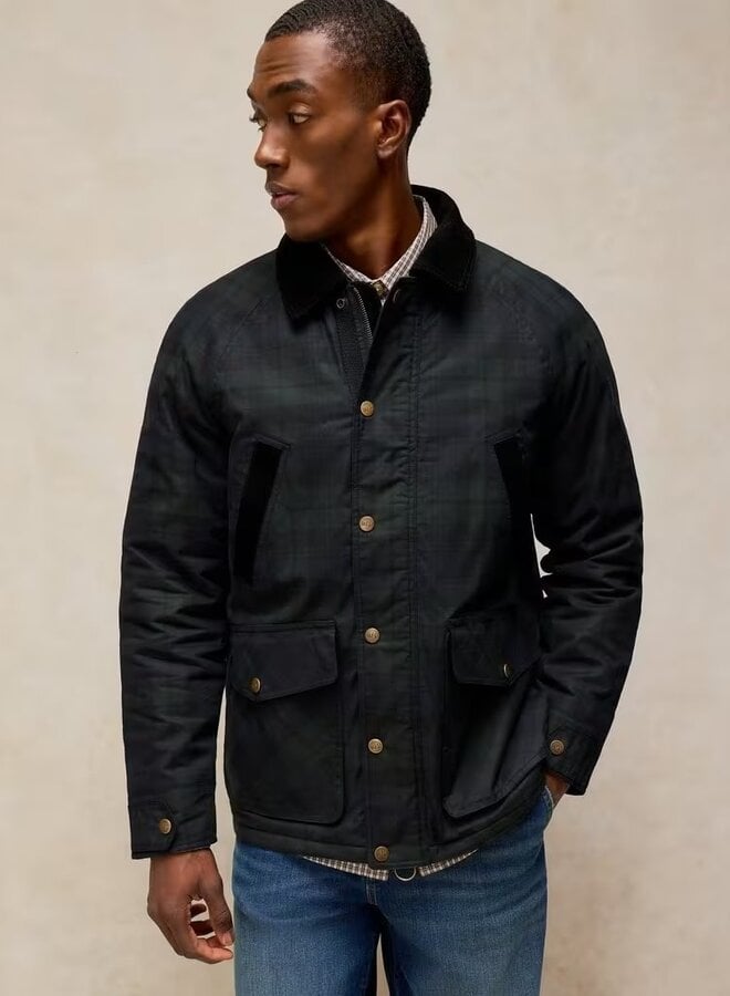 Manteau White Stuff Filey à carreaux « Black Watch » noirs & verts