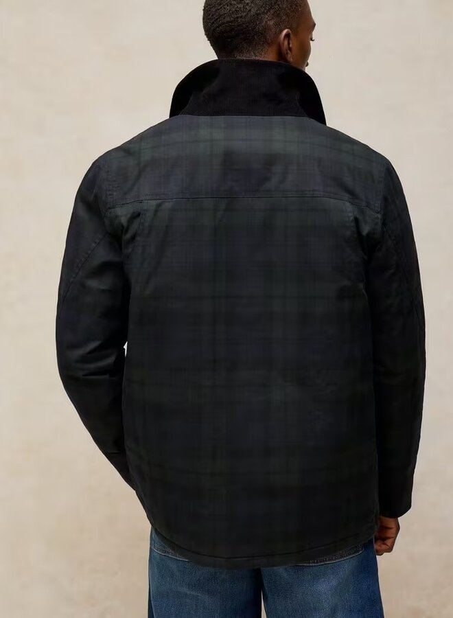 Manteau White Stuff Filey à carreaux « Black Watch » noirs & verts