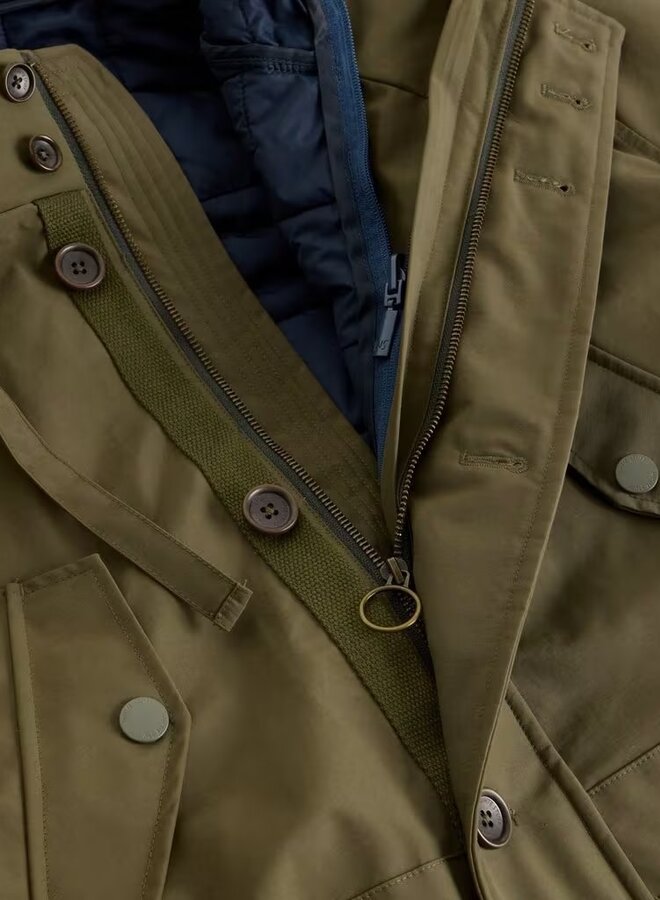Manteau White Stuff Elland 3 dans 1 vert khaki