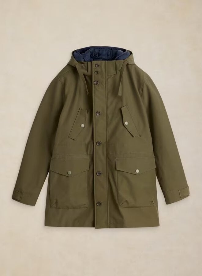 Manteau White Stuff Elland 3 dans 1 vert khaki