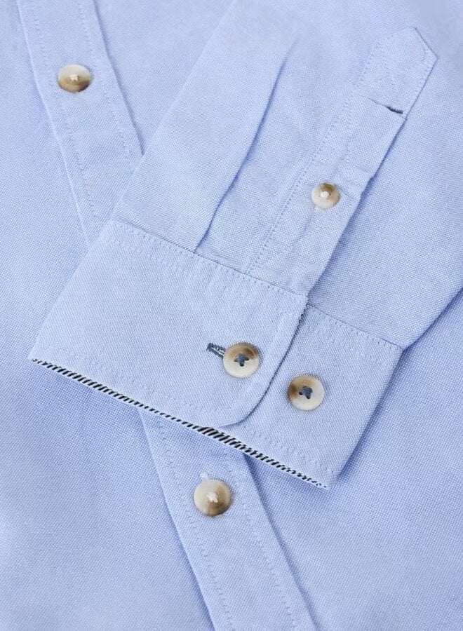 Chemise White Stuff Bruton Oxford bleu chambray