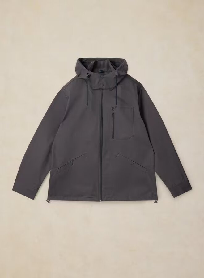 Manteau White Stuff Widnes à capuche gris charcoal