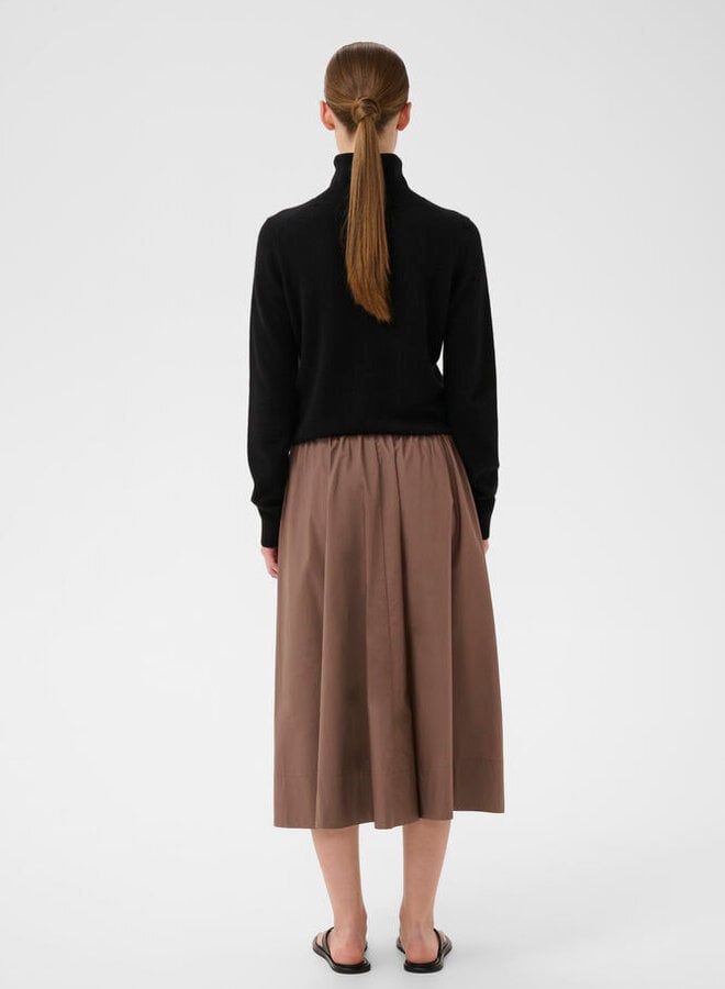 Jupe InWear Gloria Daffodil à taille élastique brun taupe