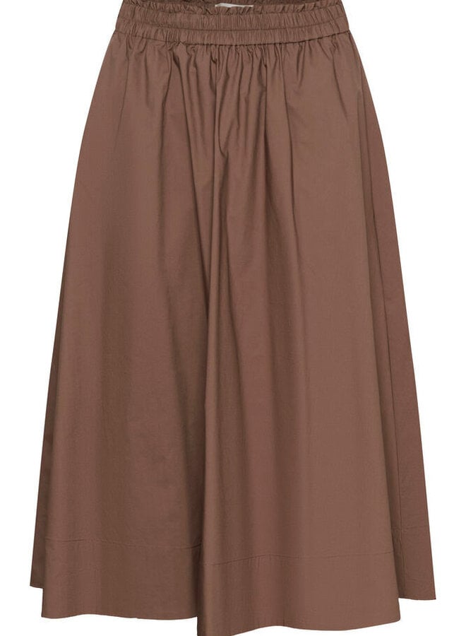 Jupe InWear Gloria Daffodil à taille élastique brun taupe