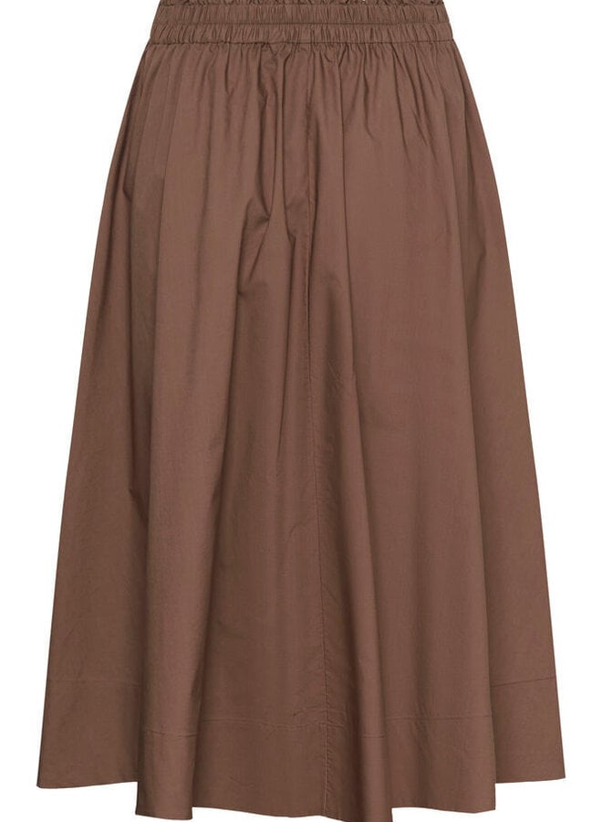 Jupe InWear Gloria Daffodil à taille élastique brun taupe