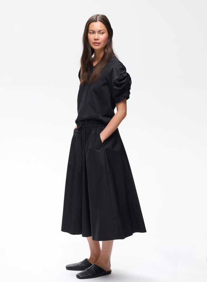 Jupe InWear Gloria Daffodil à taille élastique noire