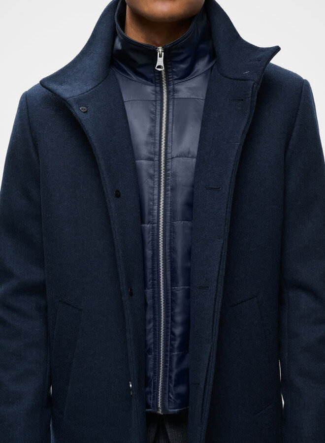 Manteau Matinique Harvey bleu nuit mélange