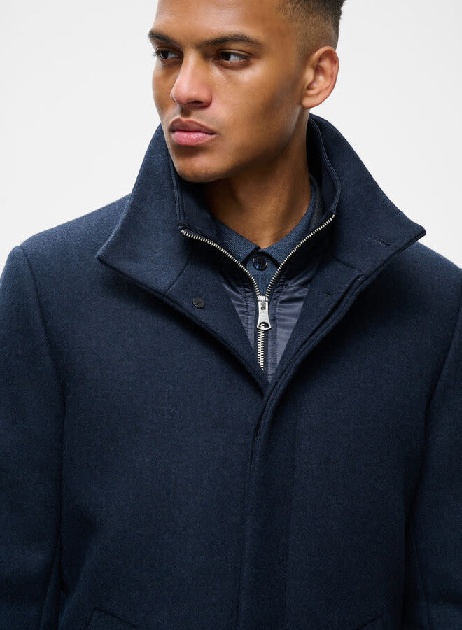 Manteau Matinique Harvey bleu nuit mélange