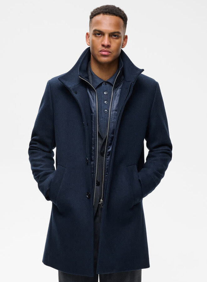 Manteau Matinique Harvey bleu nuit mélange