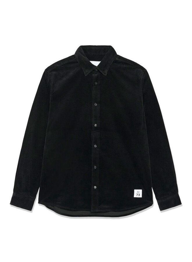 Surchemise Matinique Brize en corduroy noire
