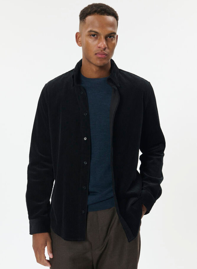 Surchemise Matinique Brize en corduroy noire