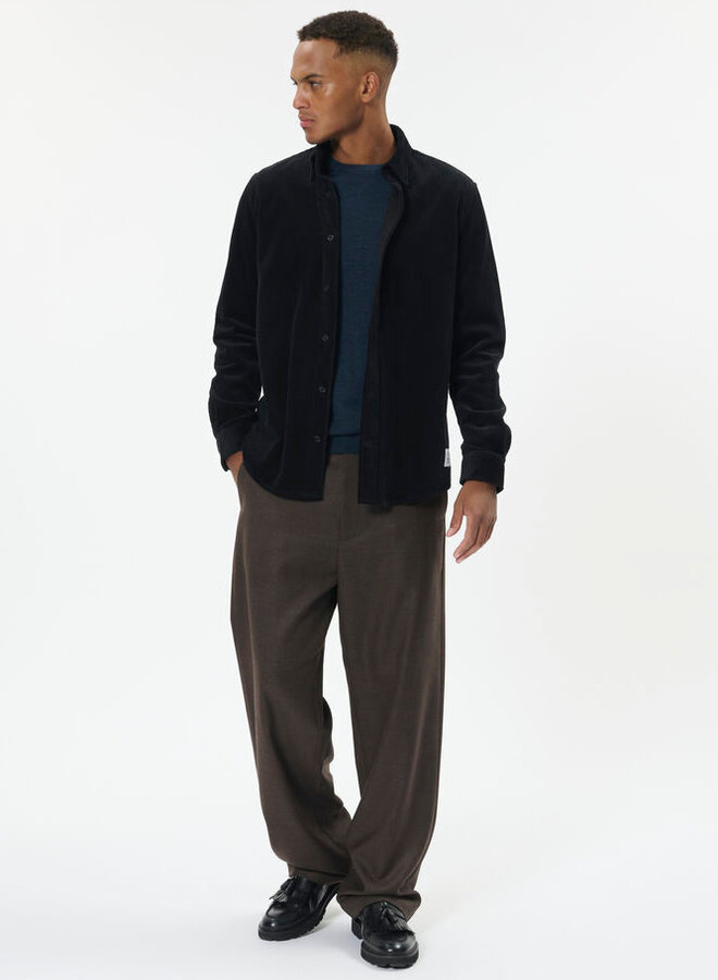 Surchemise Matinique Brize en corduroy noire