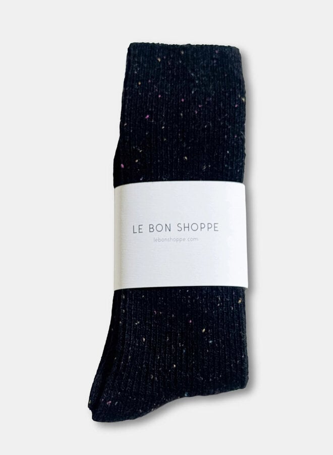 Bas Le Bon Shoppe Snow - Black