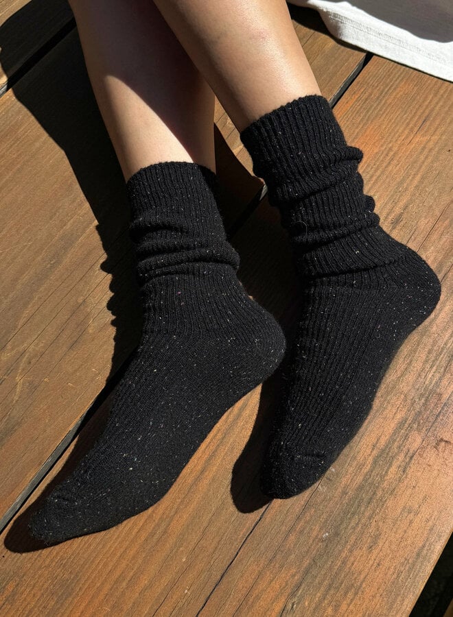 Bas Le Bon Shoppe Snow - Black